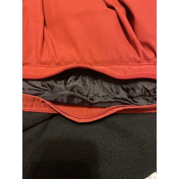 Faded Glory Originals Men's Size LargeThick Red Zip Jacket Zippered Hood Pockets - Picture 7 of 13